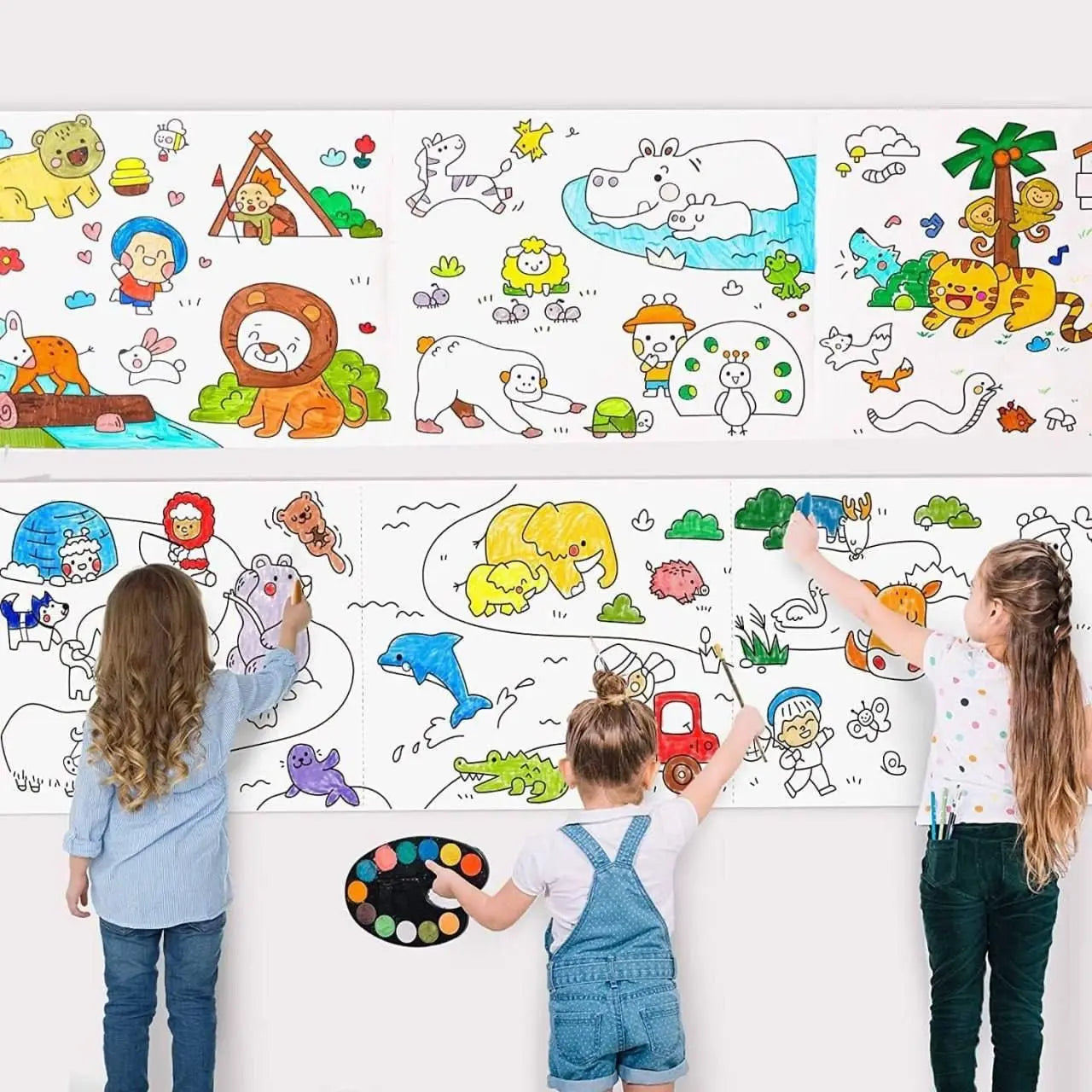 DIY Painting Drawing Paper Roll - Hopscotch Kids