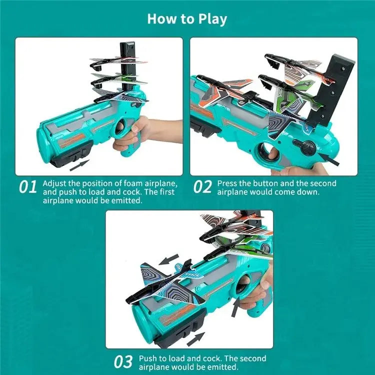 Aeroplane Launcher Toy for Kids - Hopscotch Kids