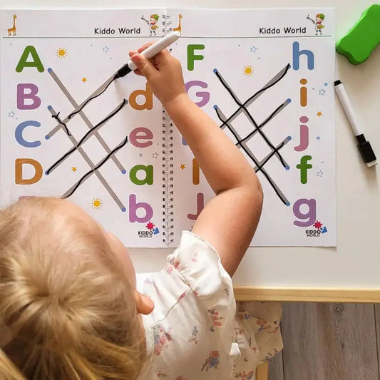 Scribble Smart Reusable Workbook - Hopscotch Kids