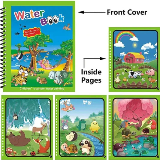 Hopscotch Kids™ Reusable Magic Coloring Water Book - Hopscotch Kids