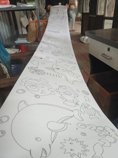 DIY Painting Drawing Paper Roll - Hopscotch Kids