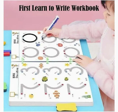 Scribble Smart Reusable Workbook - Hopscotch Kids